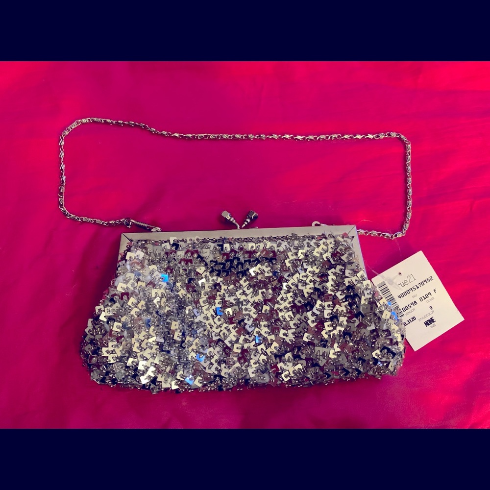 Bead and sequin purse.